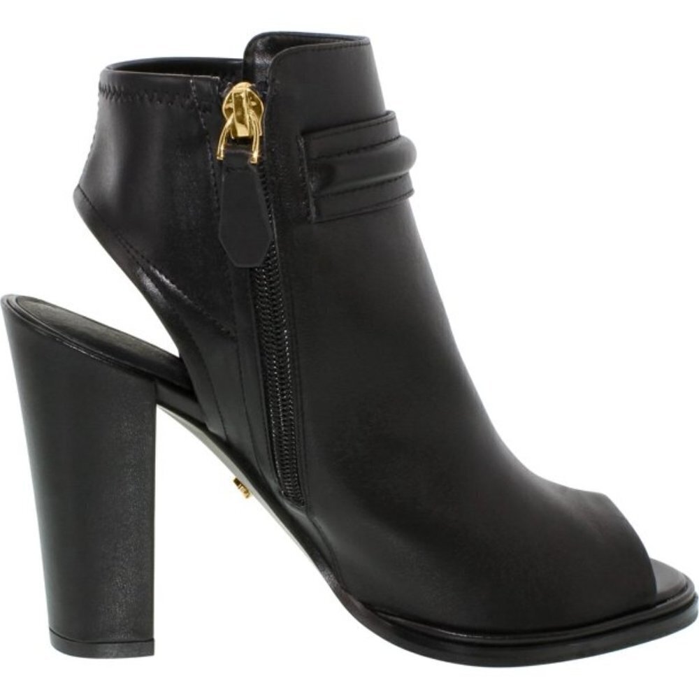 Kenneth Cole Women's Sydney Black High-Top Leather Boot, Sz 9.5